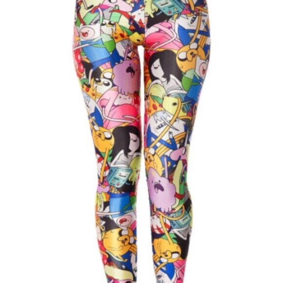 Colorful Cartoon Print Leggings blackmilk - Picture 2 of 2